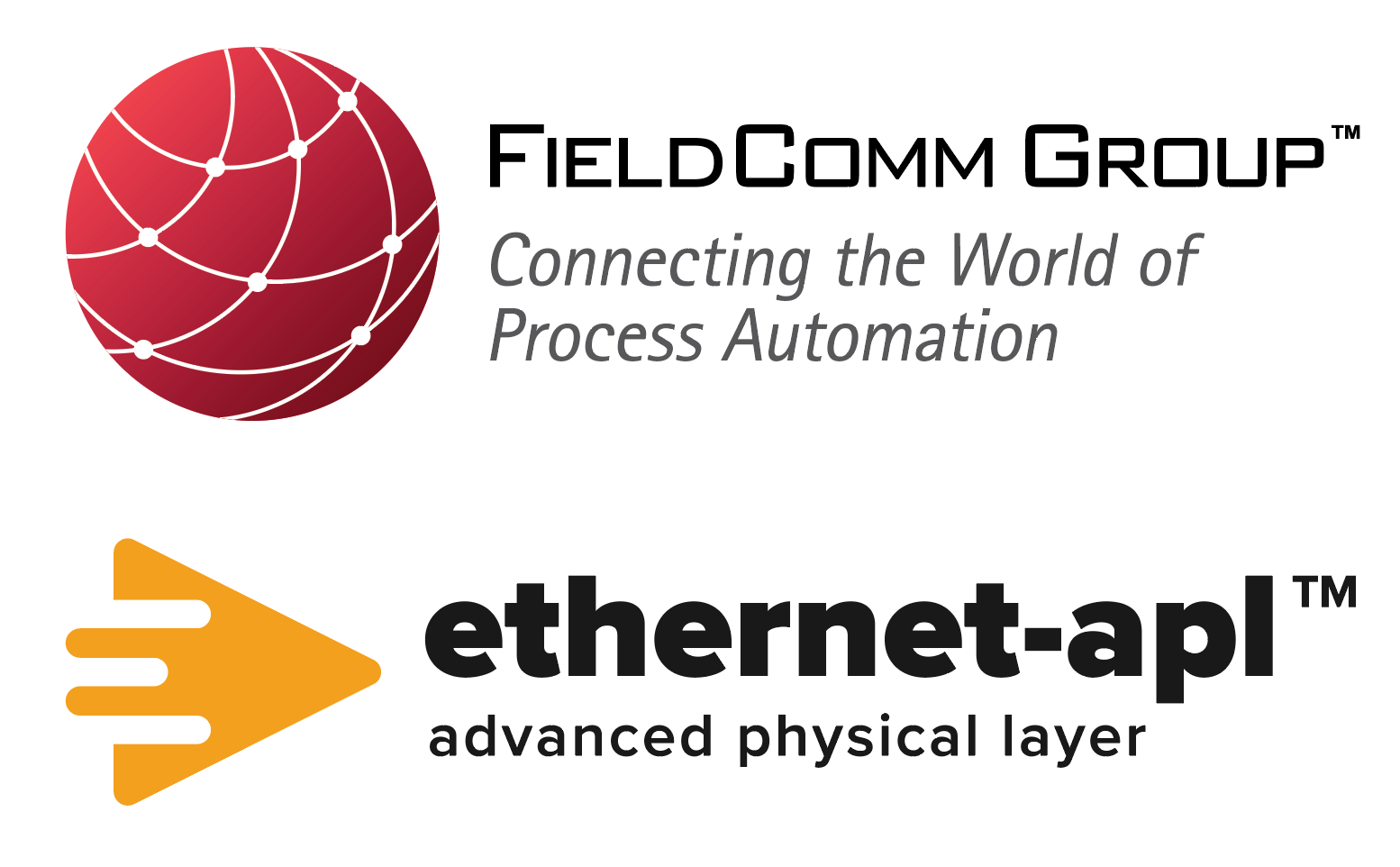 FCG and Ethernet-APL logos